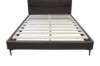 Picture of SORENA Genuine Leather Bed Frame in Queen/Super King Size (Dark Brown)