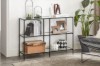 Picture of SORELL 100 3-Tier Glass Console Table