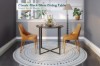 Picture of [FLOOR MODEL CLEARANCE]OTIS D68 Tempered Glass Top Dining Table/Bar Table (Black)