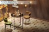 Picture of [FLOOR MODEL CLEARANCE]OTIS D68 Tempered Glass Top Dining Table/Bar Table (Black)