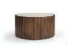 Picture of [FLOOR MODEL CLEARANCE]KASIA Mango Wood D89 Round Coffee Table With Marble Top