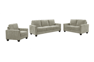 Picture of ANTONIA Fabric Sofa Range (Green) - 3+2+1 Sofa Set