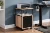 Picture of LUKAN 1-Door 1-Shelf Mobile File Cabinet with Wheels