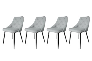 Picture of CELINE Dining Chair (Light Grey) - 4 Chairs in 1 Carton