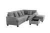 Picture of ROLLAND Reversible Sectional Sofa with Storage Ottoman