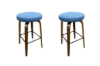 Picture of ROBIN H75.5 360° Swivel Counter Stool (Blue)