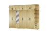Picture of BESTA Wall Solution Modular Wardrobe System - 7-Door Wardrobe with Top Unit