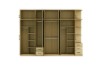 Picture of BESTA Wall Solution Modular Wardrobe System - 7-Door Wardrobe with Top Unit