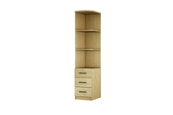 Picture of BESTA Wall Solution Modular Wardrobe System - 3-tier Display Shelf with 3 Drawers