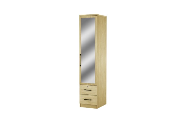 Picture of BESTA Wall Solution Modular Wardrobe System- 1-Door Wardrobe with Mirror & 2 Drawers